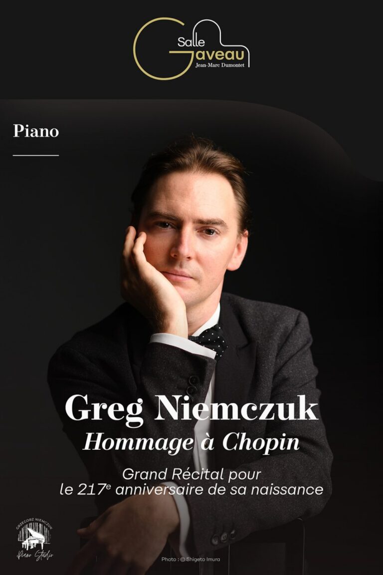 Pianista Grzegorz Niemczuk Paryż recital w Salle Gaveau