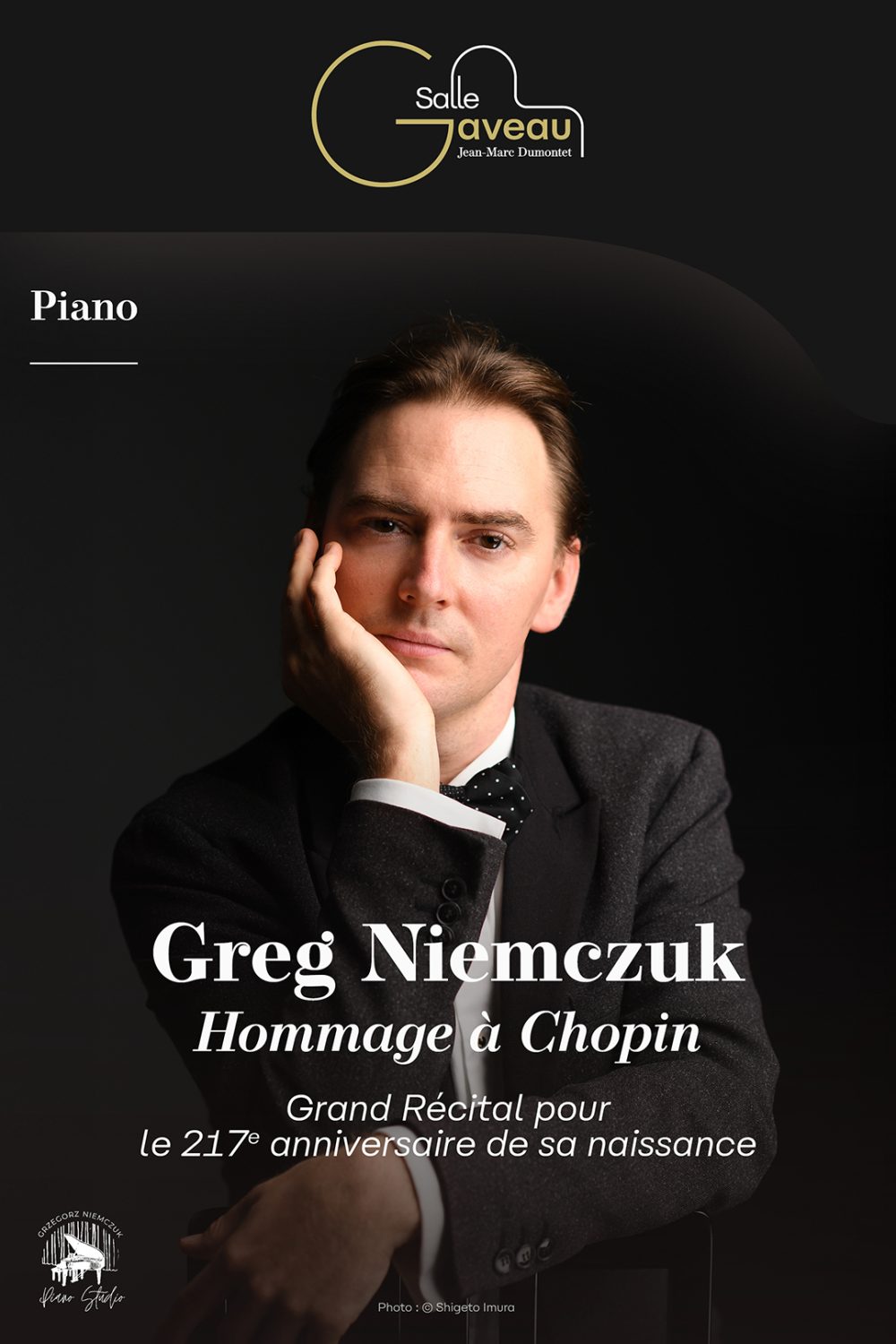 Pianista Grzegorz Niemczuk Paryż recital w Salle Gaveau
