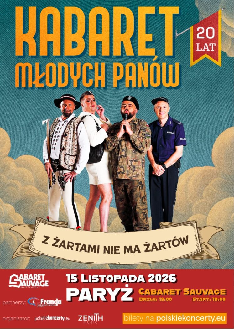Kabaret Młodych Panów w Paryżu na scenie Cabaret Sauvage