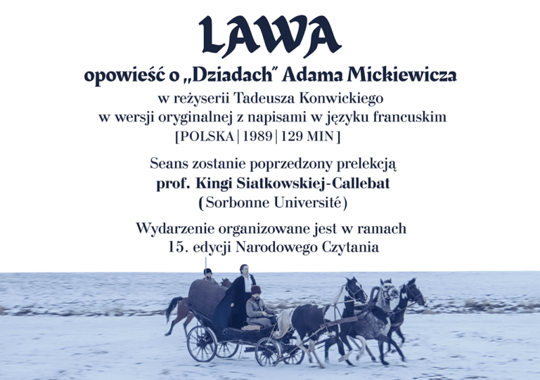 Widzowie na pokazie filmu Lawa opowieść o Dziadach w Paryżu