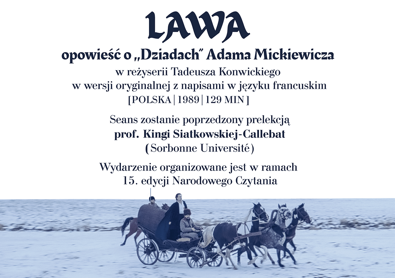 Widzowie na pokazie filmu Lawa opowieść o Dziadach w Paryżu